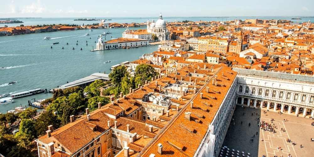 veduta aerea di Venezia veduta aerea di Venezia